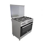 Standing Cooker, 90cm X 60cm, 4 + 2, Electric Oven, Half Inox