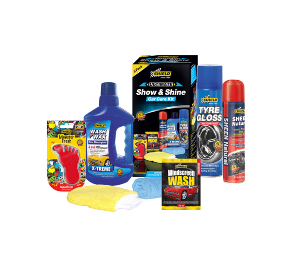 Shield 7Pc Complete Car Care Shield 7 Pack Complete Car Care Kit